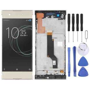 Original LCD Screen For Sony Xperia XA1 G3116 Digitizer Full Assembly with Frame(Gold)