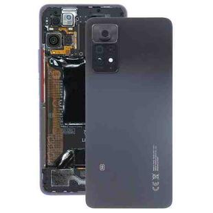 For Xiaomi Redmi Note 11 Pro+ 5G India Original Battery Back Cover with Camera Lens Cover(Black)