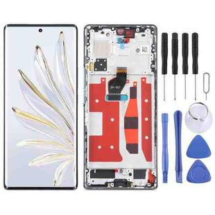 Original LCD Screen For Honor 70 Digitizer Full Assembly with Frame(Green)