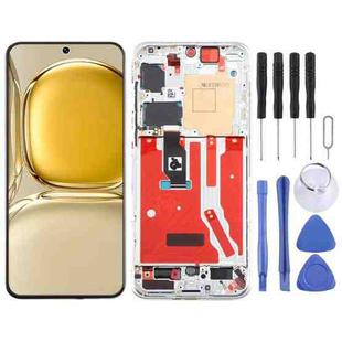 Original LCD Screen For Huawei P50 Digitizer Full Assembly with Frame(Silver)