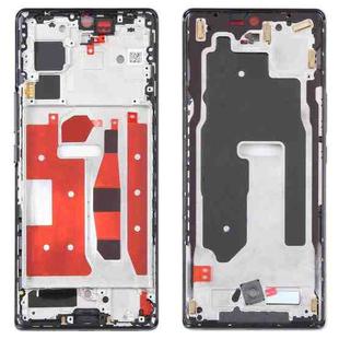 For Honor 70 Front Housing LCD Frame Bezel Plate(Black)