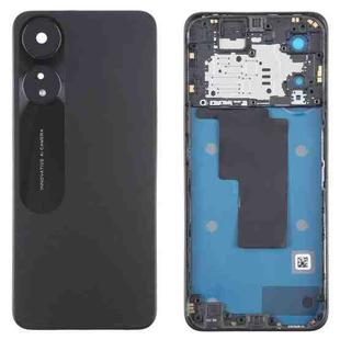 For OPPO A78 Original Battery Back Cover with Middle Frame(Black)