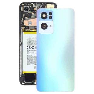 For OPPO Reno7 Pro Original Battery Back Cover with Camera Lens Cover(Blue)