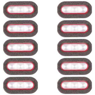 For vivo X90 Pro 10pcs Flashlight Covers (Red)