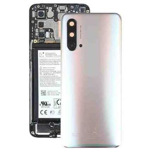 For OnePlus Nord CE Original Battery Back Cover with Camera Lens Cover(Silver)