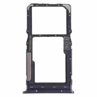 For Motorola Moto G Pure SIM Card Tray + Micro SD Card Tray (Purple)