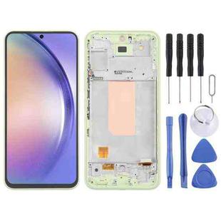 For Samsung Galaxy A54 5G SM-A546 6.43 inch OLED LCD Screen Digitizer Full Assembly with Frame (Green)