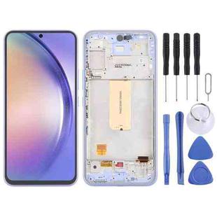 For Samsung Galaxy A54 5G SM-A546 6.43 inch OLED LCD Screen Digitizer Full Assembly with Frame (Purple)