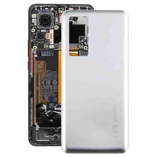 For Xiaomi 12T Pro OEM Glass Material Battery Back Cover(White)