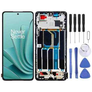 For OnePlus Ace 2V PHP110 Original LCD Screen Digitizer Full Assembly with Frame (Black)