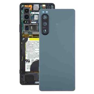 For Sony Xperia 5 IV Original Battery Back Cover with Camera Lens Cover(Green)