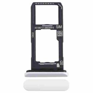 For Sony Xperia 10 II Original SIM + Micro SD Card Tray (White)