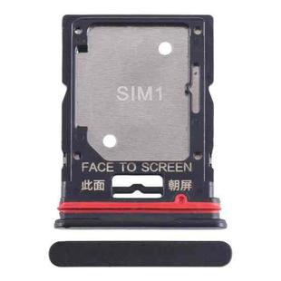 For Xiaomi Redmi Note 11T Pro SIM Card Tray + SIM Card Tray / Micro SD Card Tray (Black)