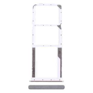 For Xiaomi Poco M5 4G SIM Card Tray + SIM Card Tray + Micro SD Card Tray (Silver)