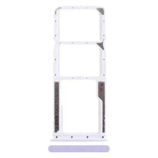 For Xiaomi Poco C55 SIM Card Tray + SIM Card Tray + Micro SD Card Tray (Purple)