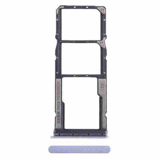 For Xiaomi Redmi 13C SIM Card Tray + SIM Card Tray + Micro SD Card Tray (Purple)