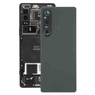For Sony Xperia 1 V Original Battery Back Cover with Camera Lens Cover(Green)