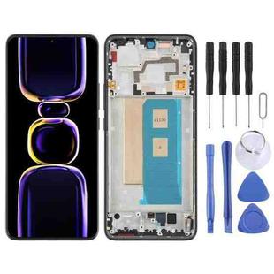 For Xiaomi Poco F5 Pro Original AMOLED Material LCD Screen Digitizer Full Assembly with Frame (Black)