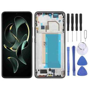 For Xiaomi 13T Pro Original AMOLED Material LCD Screen Digitizer Full Assembly with Frame (Black)