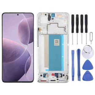 For Xiaomi Redmi K70 Pro Original AMOLED Material LCD Screen Digitizer Full Assembly with Frame (Silver)