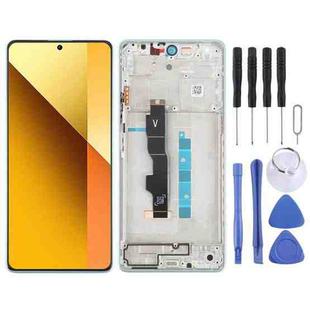 For Xiaomi Redmi Note 13 5G Original AMOLED Material LCD Screen Digitizer Full Assembly with Frame (Blue)