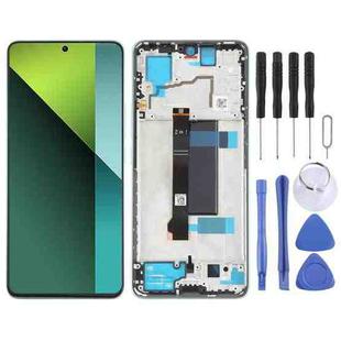 For Xiaomi Poco X6 Original AMOLED Material LCD Screen Digitizer Full Assembly with Frame (Blue)