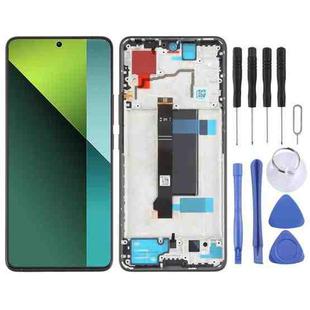 For Xiaomi Redmi Note 13 Pro 5G Original AMOLED Material LCD Screen Digitizer Full Assembly with Frame (Black)