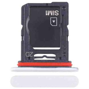 For Sony Xperia 10 V Original SIM Card Tray + SIM / Micro SD Card Tray (White)