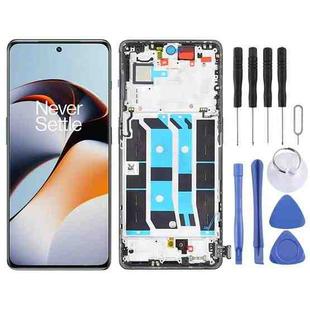 For OnePlus 11R CPH2487 Original AMOLED LCD Screen Digitizer Full Assembly with Frame (Blue)