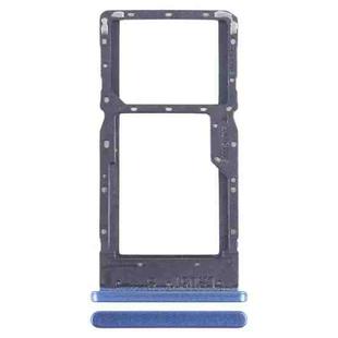 For Alcatel 1L Pro 4065F SIM Card Tray + Micro SD Card Tray (Blue)