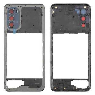 For Motorola Moto G52 Original Middle Frame Bezel Plate (Black)