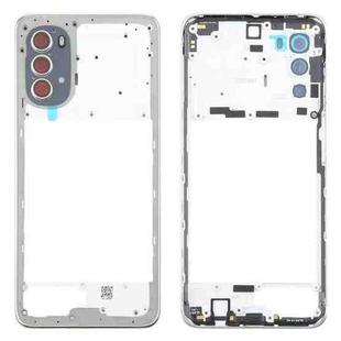 For Motorola Moto G52 Original Middle Frame Bezel Plate (Silver)