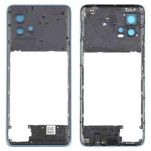 For Motorola Moto G72 Original Middle Frame Bezel Plate (Blue)