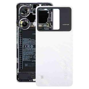 For Xiaomi Poco X6 5G Original Battery Back Cover(White)