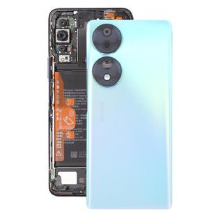 For Honor 70 Battery Back Cover with Camera Lens(Blue)