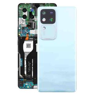 For vivo V30 Pro Battery Back Cover with Camera Lens Cover(Blue)