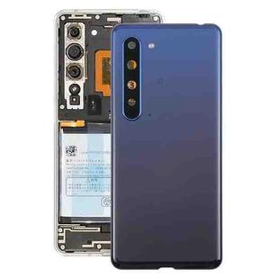 For Sharp Aquos R5G Original Battery Back Cover(Blue)