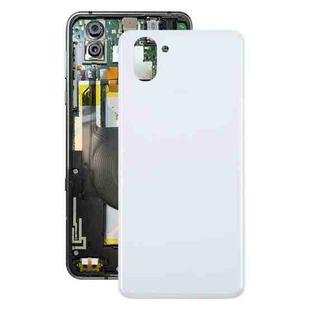 For Sharp Aquos R3 Original Battery Back Cover(Silver)