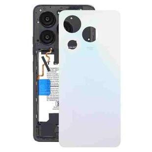 For Tecno Spark 20C Original Battery Back Cover(White)