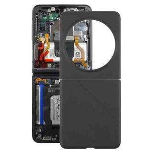 For Tecno Phantom V Flip Original Battery Back Cover(Black)