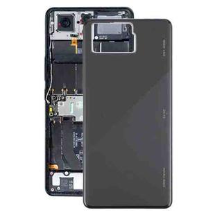 For Asus ROG Phone 8 Pro AI2401 AI2401_A Global Original Glass Battery Back Cover(Bright Black)