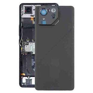 For Asus ROG Phone 8 Pro AI2401 AI2401_A Global Original Glass Battery Back Cover with Camera Frame(Matte Black)