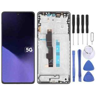 For Xiaomi Poco X6 Neo Original LCD Screen Digitizer Full Assembly with Frame (Black)