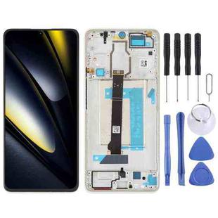 For Xiaomi Poco F6 Original LCD Screen Digitizer Full Assembly with Frame (White)