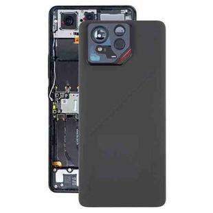 For Asus ROG Phone 9 Pro 5G Original Glass Battery Back Cover with Camera Frame(Matte Black)