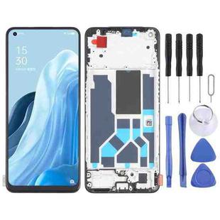 Original AMOLED LCD Screen For OPPO Reno7 SE 5G Digitizer Full Assembly with Frame