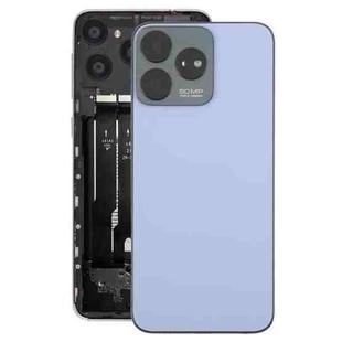 For ZTE Axon 50 Lite 8050 Glass Battery Back Cover with Middle Frame / Camera Lens Cover(Purple)