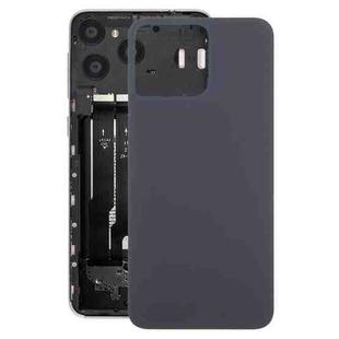 For ZTE Blade V50 Design 4G Glass Battery Back Cover(Black)