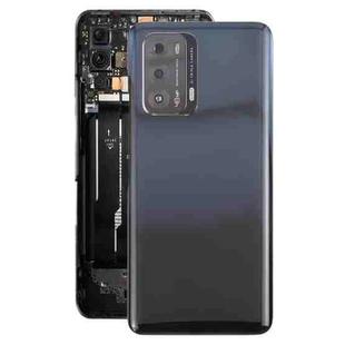 For ZTE Blade V40 Battery Back Cover with Adhesive / Camera Lens Cover(Black)