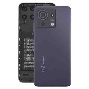 For ZTE Blade V50 Vita Battery Back Cover with Camera Lens Cover(Black)